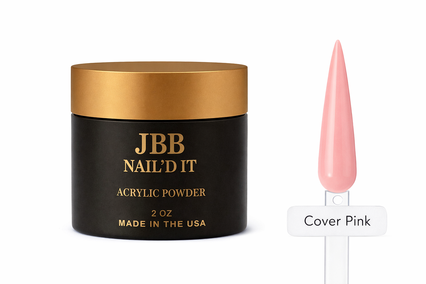 Cover Pink Acrylic Nail